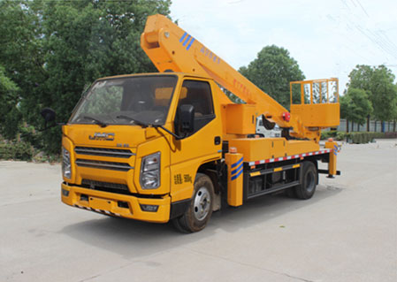國六藍牌21米直臂式高空作業(yè)車