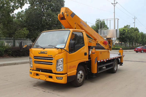 國六江鈴21米藍牌高空作業(yè)車