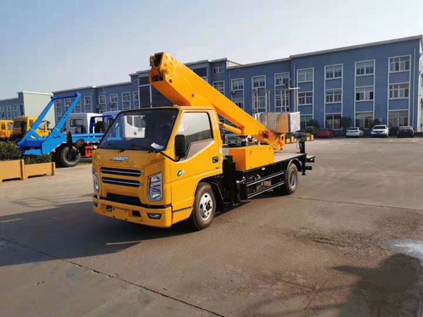 江鈴國六藍牌22米伸縮臂高空作業(yè)車