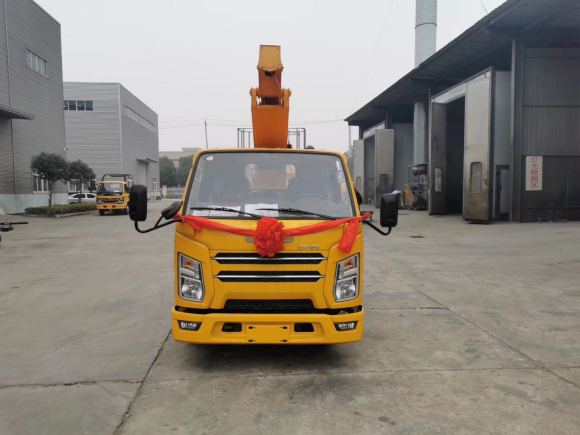 國六江鈴順達藍(lán)牌17.5米直臂伸縮式高空作業(yè)車促銷中