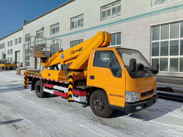 藍牌21米直臂伸縮式高空作業(yè)車