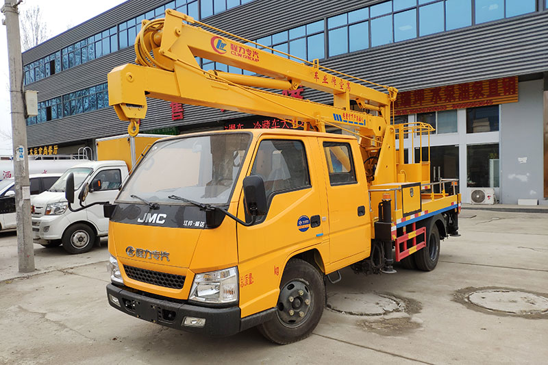 國六江鈴12米藍牌高空作業(yè)車