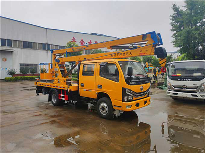國六東風16米高空作業(yè)車配置說明