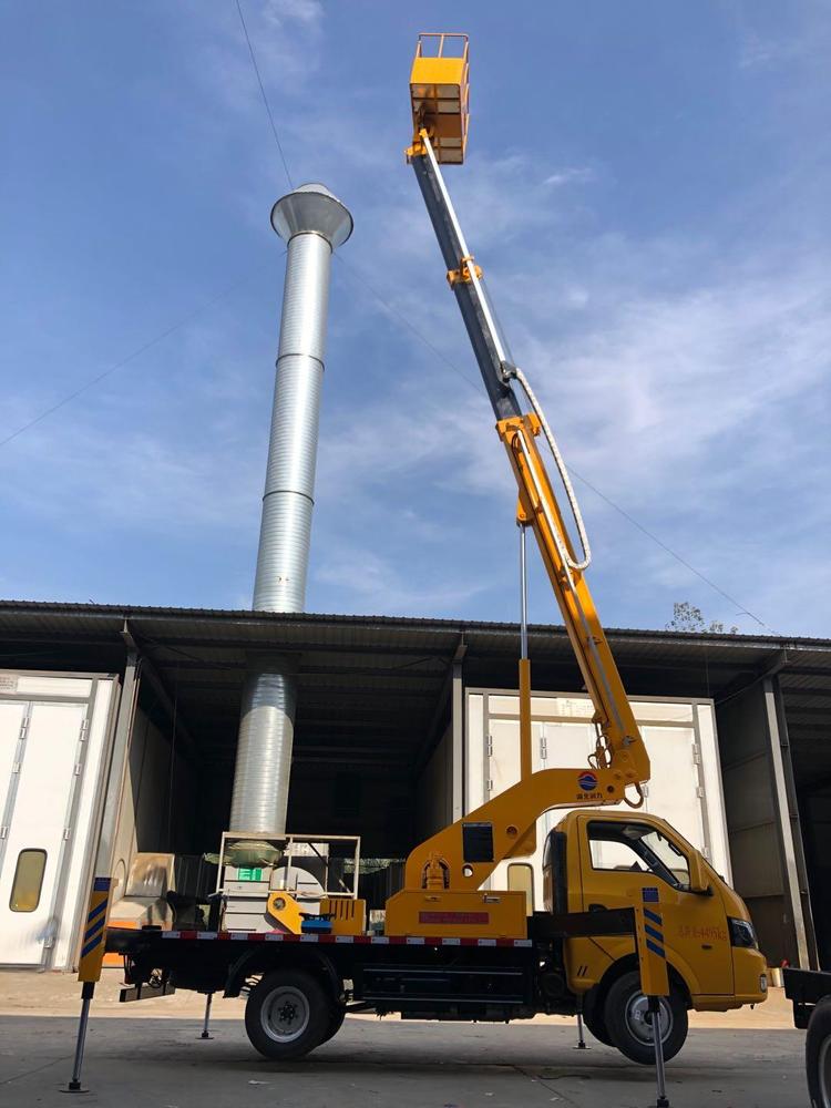 國六東風(fēng)途逸20米藍(lán)牌單排伸縮臂高空作業(yè)車