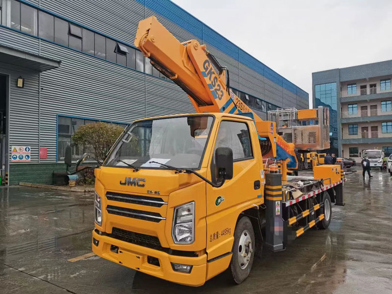 國六江鈴藍(lán)牌23米高空作業(yè)車