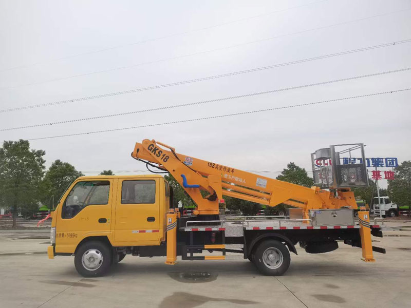 國(guó)六?五十鈴雙排18米高空作業(yè)車