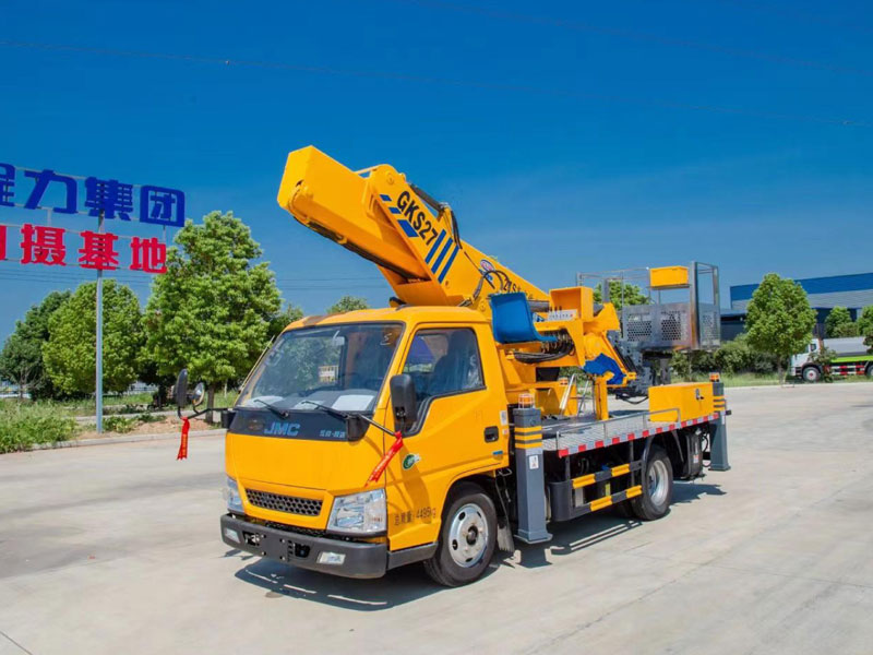 藍(lán)牌25-27米直臂伸縮式高空作業(yè)車