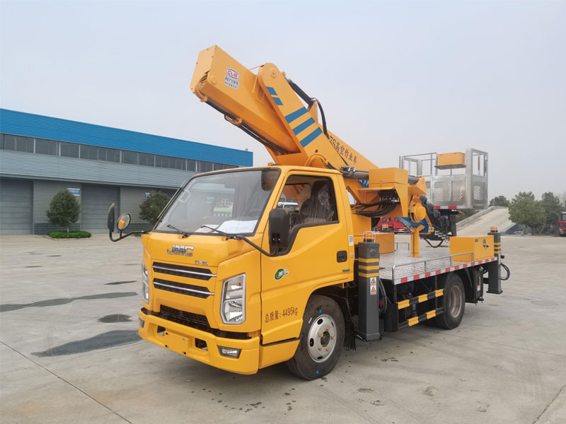 江鈴藍(lán)牌27米直臂伸縮式高空作業(yè)車