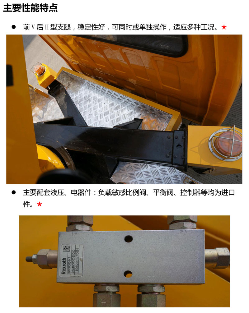 江鈴藍(lán)牌27米直臂伸縮式高空作業(yè)車(chē)