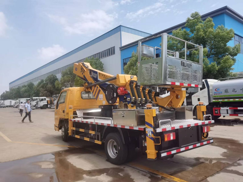 江鈴順達(dá)藍(lán)牌寬體27米直臂伸縮式高空車