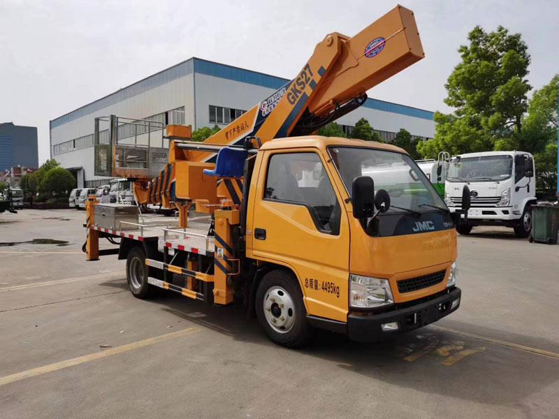 藍(lán)牌27米直臂伸縮式高空作業(yè)車-CL5042JGKA6DS