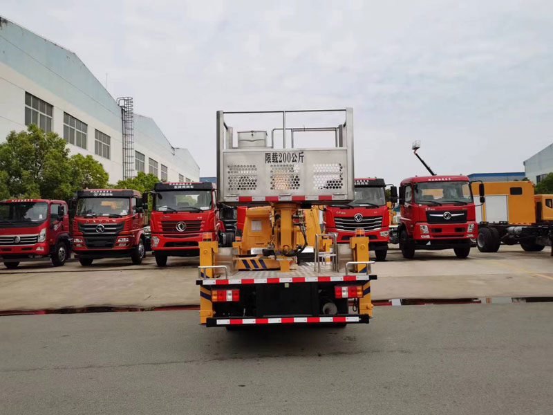 23米江鈴藍(lán)牌直臂伸縮式高空工作車-CL5042JGKA6DS