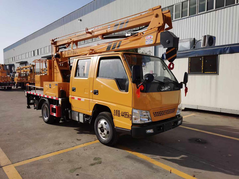 程力華鑫江鈴順威13米藍牌折臂高空作業(yè)車